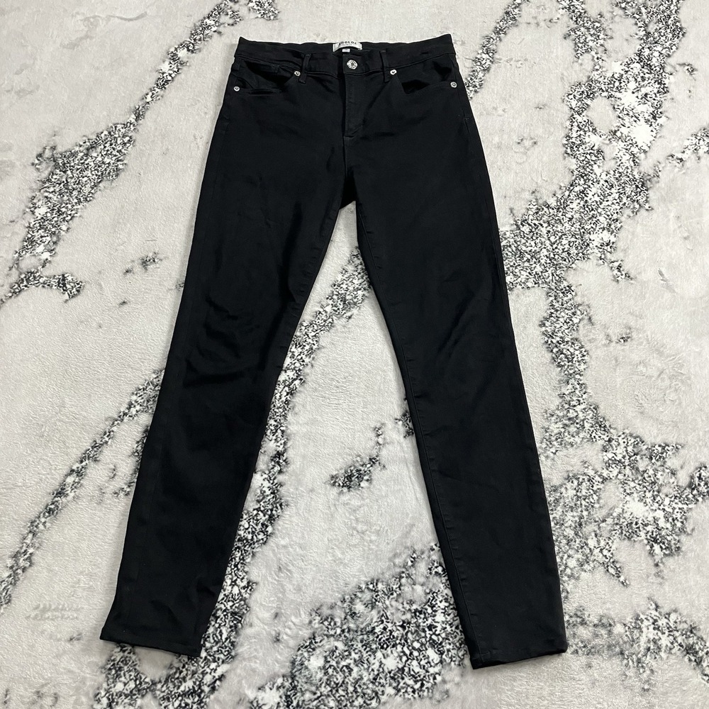 AGOLDE Filter Free Black Skinny‎ Jeans Womens Size 28 High Rise Stretch Denim